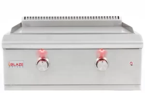 30" Inch Built In Gas Griddle | Natural Gas NG | Perfect For Any Outdoor Kitchen | Grill, Fry, Saute On This Durable Stainless Steel | Best Of Backyard For Grilling Masters | BLZ-GRIDDLE-LTE-NG