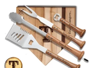 Baseball BBQ Texas Rangers 17'' Grand Slam Combo Set