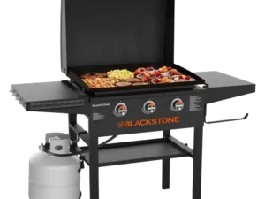 Blackstone 3-Burner 28" XL Griddle with Hood in Black