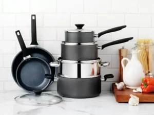 Granitestone Pro Cookware Set Pots and Pans Set 17 Piece Hard Anodized Premium Cookware Set