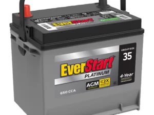 EverStart Platinum AGM Automotive Battery, Group Size 35 12 Volt, 650 CCA