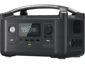 EcoFlow RIVER 600 Portable Power Station 288Wh Capacity,Solar Generator,600W AC Output for Outdoor Camping,Home Backup,Emergency,RV,off-Grid