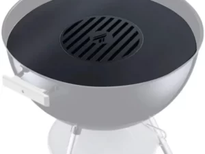 ARTEFLAME 22" Replacement BBQ Grill Griddle Grate Cooking Accessory Compatible With Weber Kettle, Carbon Steel, Teppanyaki Style Griddle Grill Attachment For Round Grills, w/ Center Cooking Grate