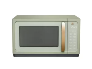 Beautiful 1.1 Cu ft 1000 Watt, Sensor Microwave Oven, Sage Green by Drew Barrymore, New