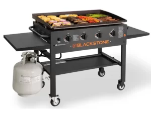 Update Blackstone 4-Burner 36 inches Griddle Cooking Station with Side Shelves