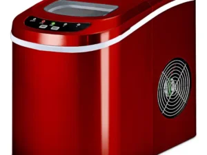 Costway Red Portable Compact Electric Ice Maker Machine Mini Cube 26lb/Day