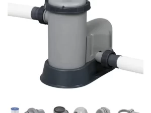 Bestway 58390E Flowclear 1500 GPH Filter Pump for Above Ground Pools