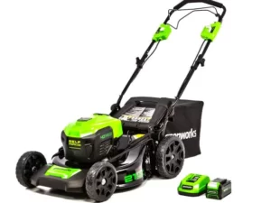 Greenworks 21" 40V Brushless Self-Propelled Lawn Mower + 5.0 Ah Battery & Charger​