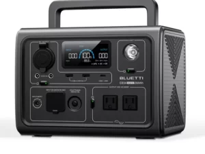 BLUETTI EB3A Solar Generator, 600W/268Wh Portable Power Station, UPS LiFePO4 Solar Generator for House, Camping