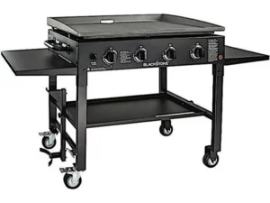36 in. Griddle Cooking Station in Classic Black