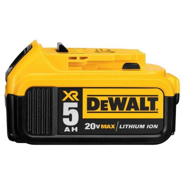 DeWALT DCB205-2CK 20V 5.0Ah Premium XR Lithium-Ion Battery Starter Kit - Image 2