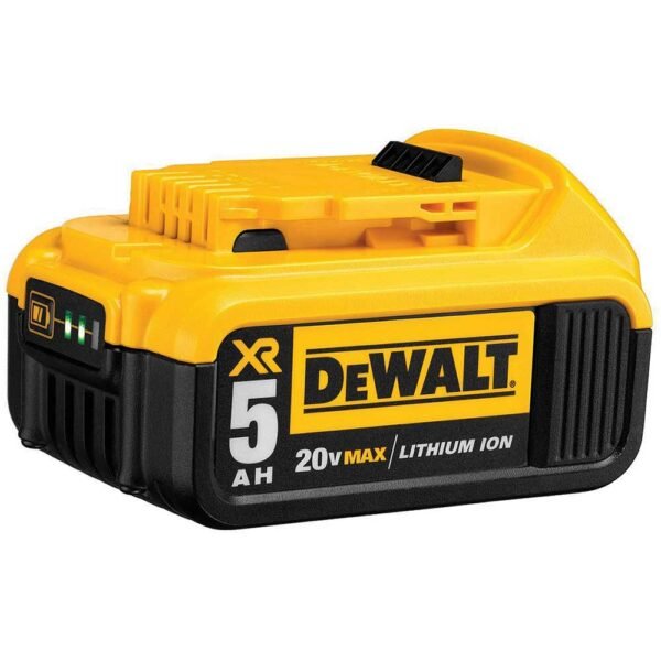 DeWALT DCB205-2CK 20V 5.0Ah Premium XR Lithium-Ion Battery Starter Kit - Image 4