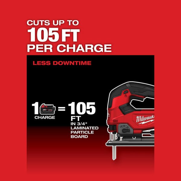 Milwaukee 2737-20 M18 FUEL 18V Cordless D-Handle Jig Saw - Bare Tool - Image 6